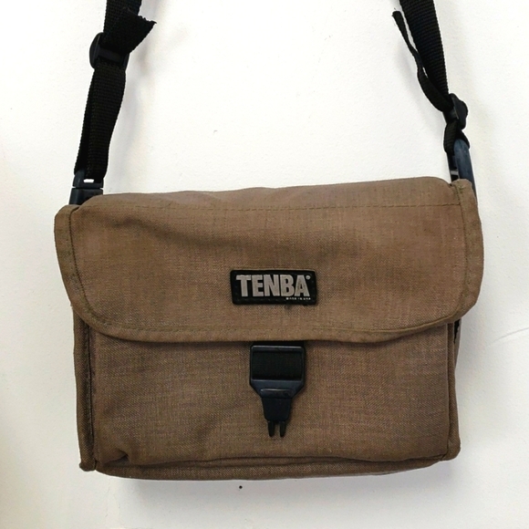 TENBA 1 Camera Bag 7h x 9w x 4d Tan Canvas USA made - Picture 12 of 12
